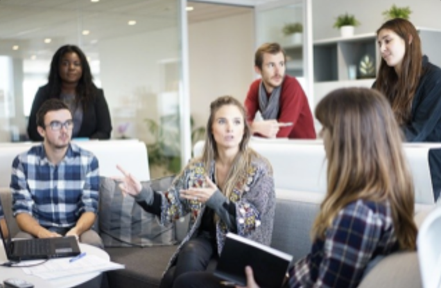 people in a meeting